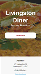 Mobile Screenshot of livingstondiner.com